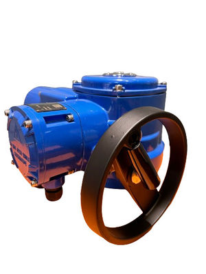 1200NM IP67 Bagian Turn Electric Actuator 380V AC ODM Dengan Perlindungan Torsi