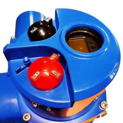 IP67 Intelligent On Off Electric Valve Actuator Bagian Turn Small Rotary Actuator